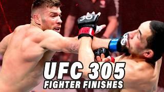 UFC 305 Fighter Knockouts & Submissions