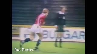 EURO-1984. Qualifiers. Group 4. Bulgaria - Norway. Highlights.