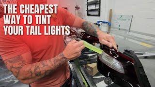 DIY tail light tint... Cheap!