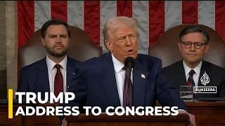 Trump delivers first address to Congress