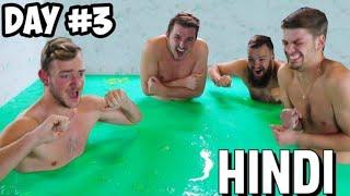 Last To Leave Slime Pit Wins $100,000 Challenge! mrbeast hindi!