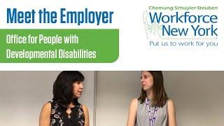 Meet Employer – Office for People with Developmental Disabilities