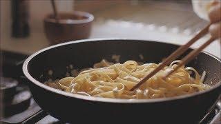 비건 크림 파스타 만들기 : How to make vegan cream pasta