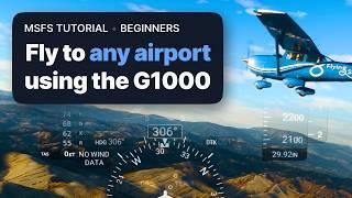 MSFS: Fly to any airport using the G1000 NXi and Visual Approaches / Microsoft Flight Simulator