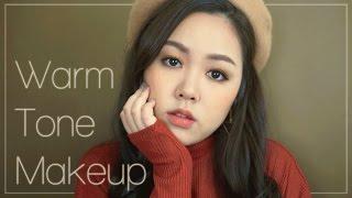 แต่งหน้าโทนอบอุ่น น้ำตาล ส้ม Warm Tone Makeup Tutorial | Noonninn