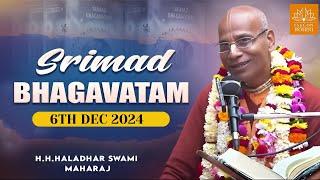 Special Srimad Bhagvatam Class | HH  HALADHARA SWAMI MAHARAJ JI  | SB-6th-DEC-24