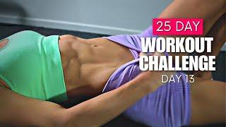 10 MIN KILLER ABS WORKOUT AT HOME | Day 13 - 25 Day Workout Challenge