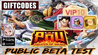 Pirates Of Wano Gameplay & 2 Giftcodes - Beta Test One Piece RPG Android | Pirates Of Wano 2 Codes