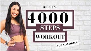 4000 Steps Walking Workout At Home | Happy Fun/ Sweaty Walking