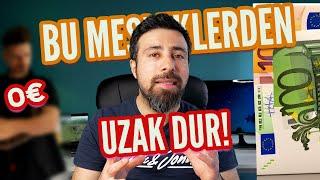 Almanya'da En Az Kazanan Meslekler | BU MESLEKLERDEN UZAK DURUN!