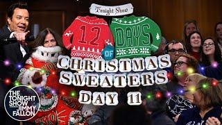 12 Days of Christmas Sweaters 2024: Day 11 | The Tonight Show Starring Jimmy Fallon