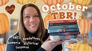 books to read in OCTOBER \\ arcs, readathons, romance, historical, suspense, non-fiction