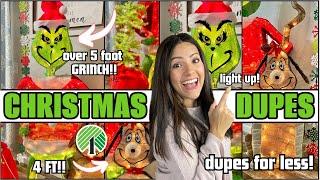 Dollar Tree GRINCH CHRISTMAS DIY DECOR DUPES for less!