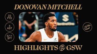 Cavs at Warriors | Donovan Mitchell Highlights | 12.30.2024