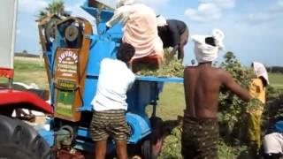 Groundnut Thresher Tractor Operated From Vishwakarma Industries, Hyderabad