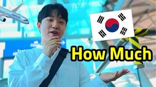 How much money needed to travel to South Korea | Interview for Seoul travel tip at Incheon Airport