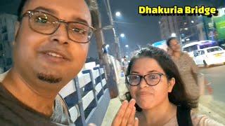 Dhakuria Bridge walk in Evening | Dhakshinapan Shopping Complex | Kolkata Street Walk |