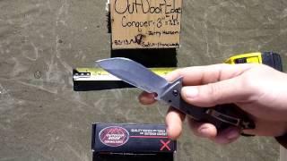 Outdoor Edge Conquer 3" EDC blade Review