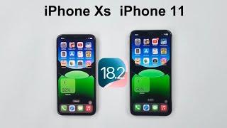 iOS 18.2 SPEED TEST - iPhone XS vs iPhone 11