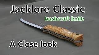 The Jacklore Classic bushcraft knife CLOSE LOOK