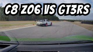 C8 Z06 vs GT3RS on TRACK