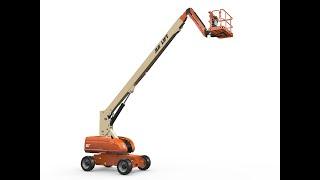 JLG 860SJ Boom Lift High Capacity Lift Demonstration