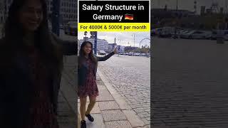 Monthly In hand Salary in Germany 