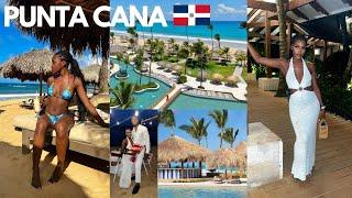 PUNTA CANA TRAVEL VLOG | Beautiful Resort, Dinner on the Beach, Parasailing | DOMINICAN REPUBLIC 