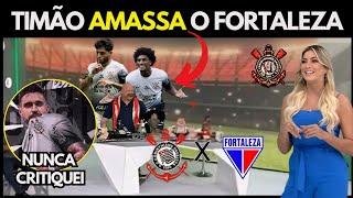 Jogo Aberto Corinthians Sai na frente e amassa o Fortaleza Ronaldão não perdoa