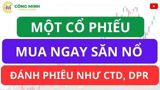 Một cổ phiếu MUA NGAY SĂN NỔ đánh phiêu như CTD DPR DRI