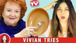 RED COPPER PAN - Cathy Mitchell Reviews Vivian Tries!!