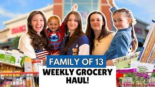 Massive $1,100 Grocery Haul + Easy Family Recipes for My Family of 13!