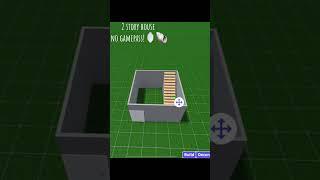 NO gamepass TWO STORY bloxburg house tutorial!