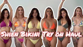 4K BIKINI TRY ON HAUL | SHIEN | CURVY GIRL EDITION 2024