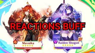 NEW UPDATE! HUGE REACTIONS BUFFS IN 5.2! UP TO DOUBLE DAMAGE BOOST - Genshin Impact