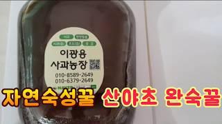 이런꿀이 진짜꿀!! 산야초 완숙꿀은 시중에서 구하기 어려운 귀한 자연숙성꿀