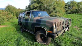 Chevrolet Blazer K5 M1009 CUCV 6,2 Liter Diesel Offroad Camper Roomtour mit Olli