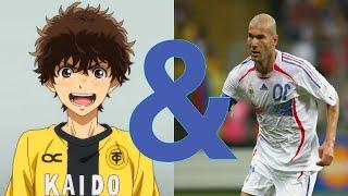 ZIDANE HEAD in an ANIME!?  - Aoi Ashito & Zinedine Zidane (Ao Ashi Vs Real Life)