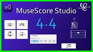 MuseScore Studio 4.4 - Novedades - Dinámicas, diagramas y acordes