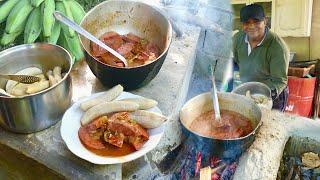 Desayunamos Salami Guisado en el Campo, La Cocina de Cesarin Oficial