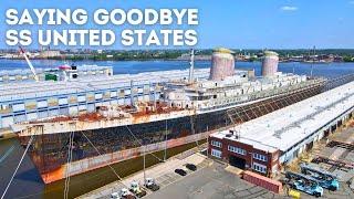 Saying Goodbye SS United States - Drone Footage 4k