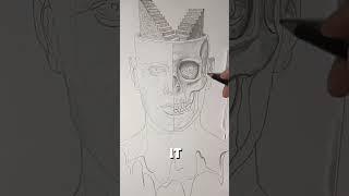 THE Art Process #drawing #artprocess #sketch #illustration #surrealism #sketchbook #drawingtutorial