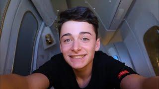 Noah Schnapp - I Flew Emirates First Class and It Was Insane!