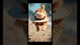 Barefoot, bronzed, and beach-bound. #beach #catvideos #cutebaby