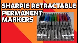 Sharpie Retractable Permanent Markers Unboxing and Review