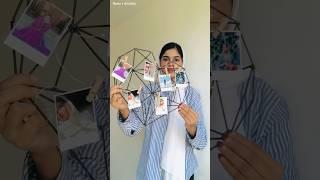 Wall decor ideas | bamboo stick craft | heart grid photo wall hanging | diy idea #shorts #diy #craft