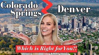 Living in Denver VS living in Colorado Springs | CO native who's lived in both cities, TWICE!