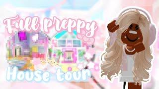 . ݁ ° ୨୧. ݁ ° touring all of my preppy homes in adopt me🩶#adoptmeroblox