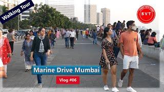 Marine Drive Mumbai | Vlog #06 | With English Subtitles | Walking Tour |