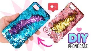 DIY Amazing VIRAL Color-Changing Phone Case!! DIY Mermaid Sequin Phone Case!